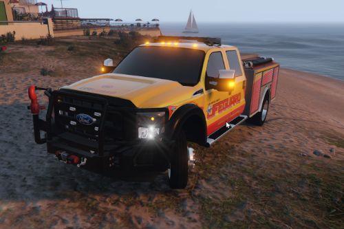 Ford F-350 Lifeguard Skin from Baywatch Movie