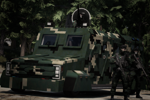 Ford F350 Armored - Armed Vehicle - MexicoMod [SP/FIVEM]