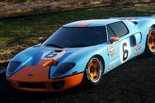 Ford GT 2005 Gulf Paintjob + 2 Colors for Original Livery