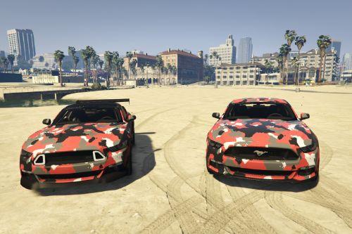 Ford Mustang GT Camouflage Paintjob