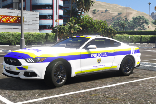 Ford Mustang Slovenian police - skin