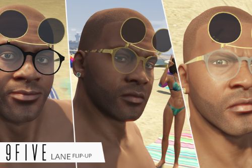 [F | replace] 9FIVE Lane Flip-Up sunglasses