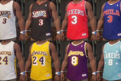 Franklin - NBA Shirts Pack - Allen Iverson / Kobe Bryant