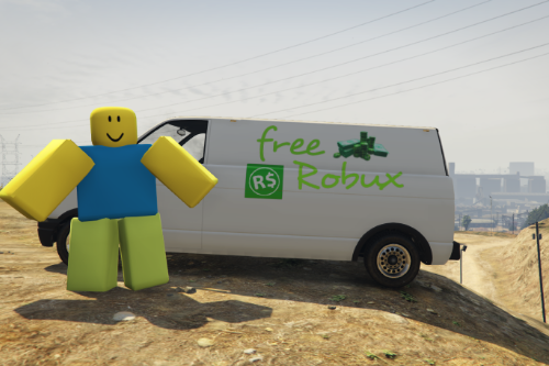 Free Robux Van Skin Roblox Noob