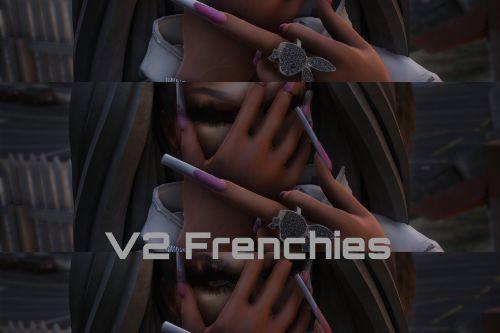 Frenchies V2 (XL Acrylic nails)