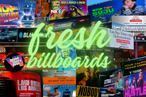 Fresh real brand billboards