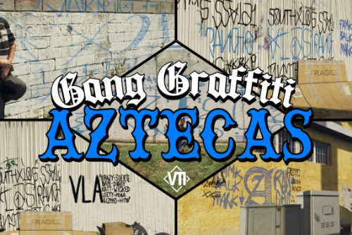 Gang Graffiti: Aztecas