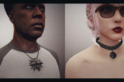 Geralt&Yennefer Necklace  by P&Q Mods