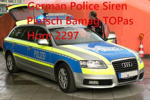 German Police Siren Pintsch Bamag TOPas