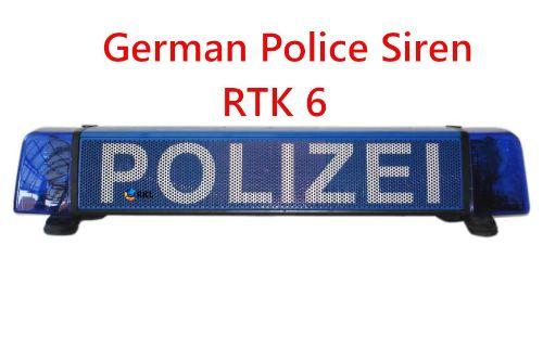 German + Romania Police Siren RTK 6