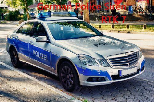German Police Siren RTK 7