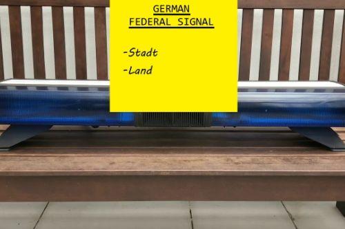 German Siren Pack (Federal Signal)