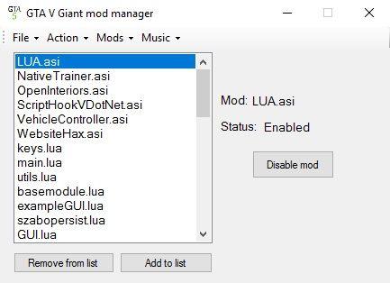 Giant Mod Manager