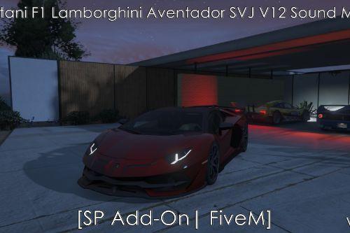 Gintani F1 Lamborghini Aventador SVJ V12 Sound Mod [SP Add-On| FiveM]