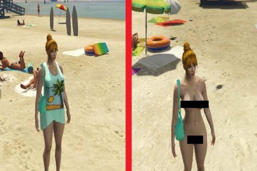Girl on the beach [Add-On Ped] 18+