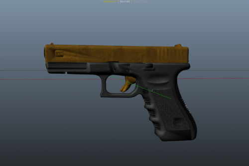 Glock 17 cannon gold