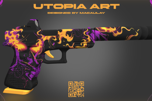 Glock-19 "Disintegration" | Utopia Art