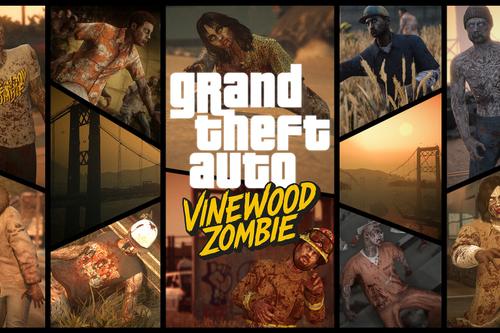 Grand Theft Auto Vinewood Zombie [Addon | MP Male\Female]