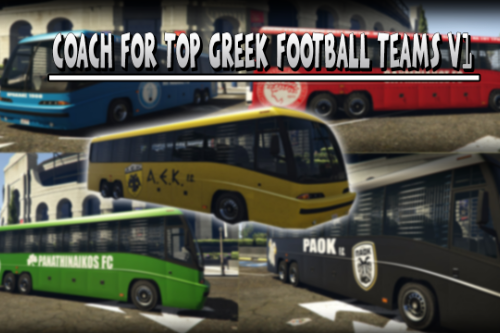 Greek Coach Bus for Top Football Teams