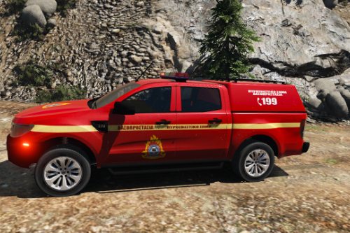 Greek Forest Guard Firefighting Ford Ranger