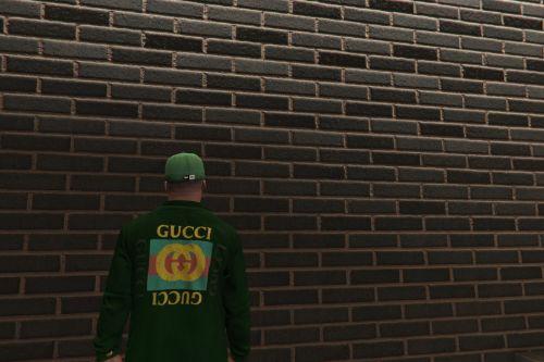 Green Gucci Military Jacket - Plaxor