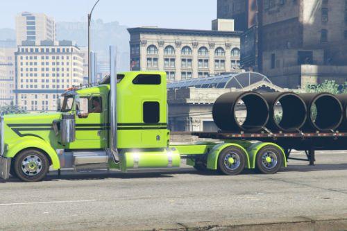 Green livery for kenworth w900