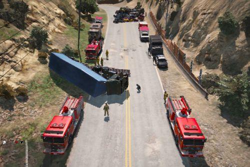 Gta 5 Accident On Road 