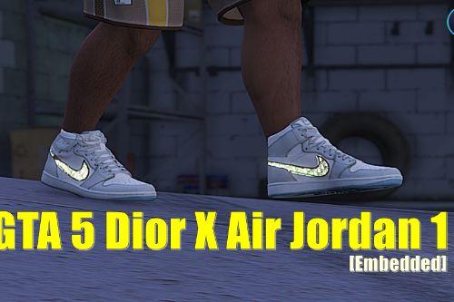GTA 5 Dior X Air Jordan 1 Shoe[Replace]