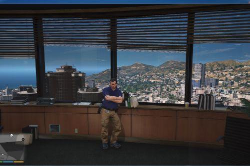 GTA V STEVE HAİNES FBI CLOTHES FOR MİCHAEL PANTS AND JACKET 1.0
