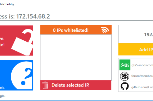 GTA5O: Private Public Lobby with Multi-IP whitelist