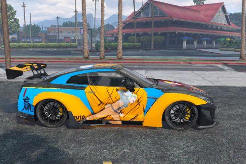 Naruto Paintjob for y97y's 2015 Nissan GT-R Nismo 