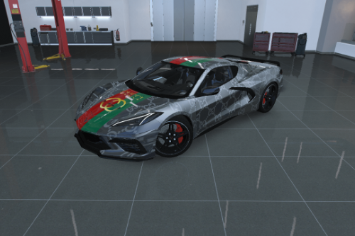Gucci Livery - Corvette C8 2020 (Abolfazldanaee)