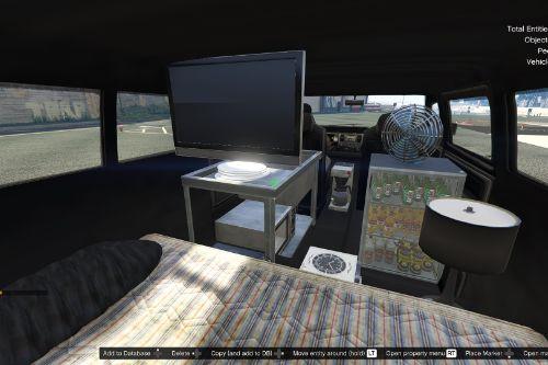 Habitable Camper Van / Camping car [Menyoo]