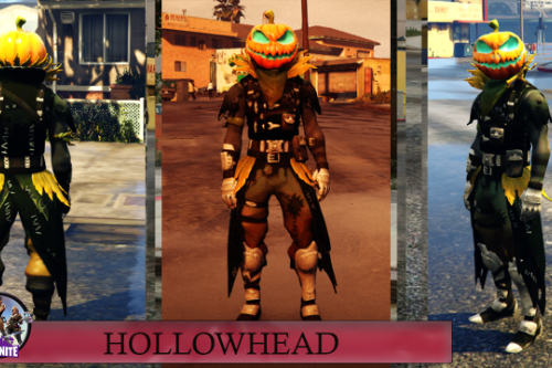HallowHead Fortnite [Add-On Ped / FiveM] 