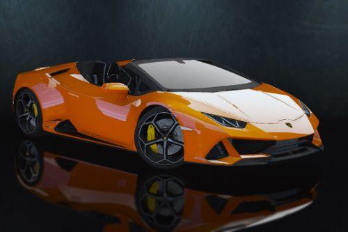 Handling for 2020 Lamborghini Huracan Evo Spyder
