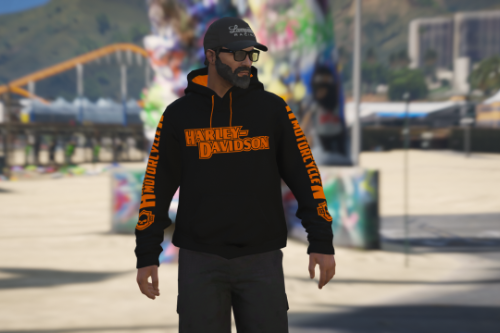 HARLEY DAVIDSON HOODIE FOR MP MALE [FIVEM READY]