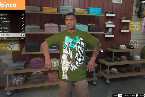 Hatsune Miku Clothing Pack for Franklin