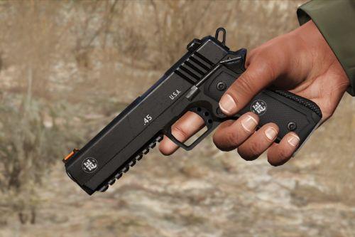 Hawk & Little .45 Pistol (Improved Heavy Pistol Replace)