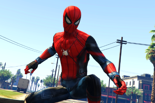 SpiderMan PS4 (Armored Advanced Suit) - GTA5-Mods.com