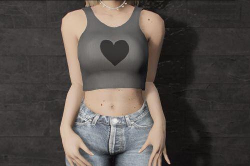 Heart top for MP Female