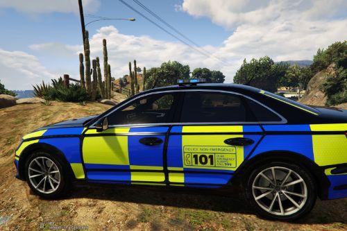 Heddlu Police Audi A4 Quattro 2017 Black Welsh Police Skin