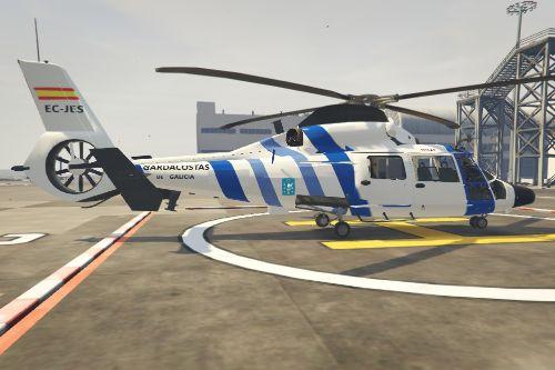 Helicoptero de rescate Gardacostas de Galicia