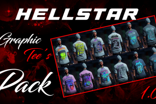 HellStar Graphic Tee's Pack For MP Males