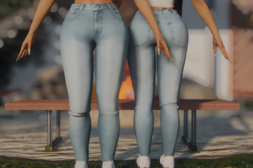 High waisted jeans for MP Female 