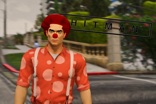 Hitman Clown Suit [Add-On Ped]