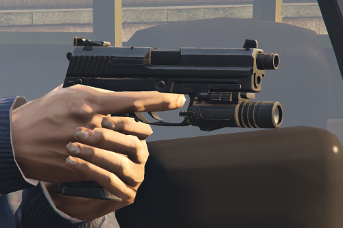 HK USP-45 Tactical from EFT [Animated | Replace] 
