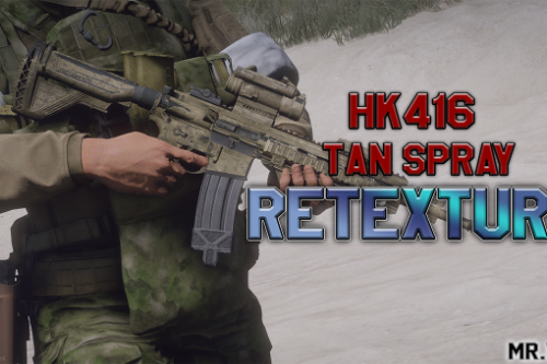 HK416 Worn Tan Retexture
