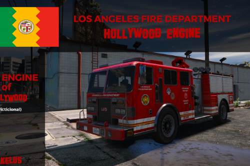 Hollywood LAFD Engine