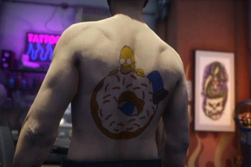 Homer Simpson Tattoo