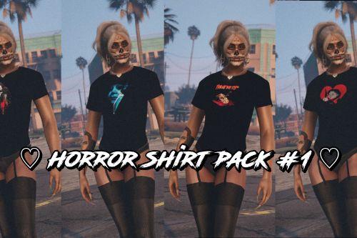 Horror shirt Pack #1